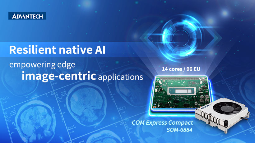 어드밴텍의 13세대 Intel® Core™ 프로세서로 구동되는 COMe 컴팩트형 SOM-6884로 시각적 탁월함을 경험해 보세요.